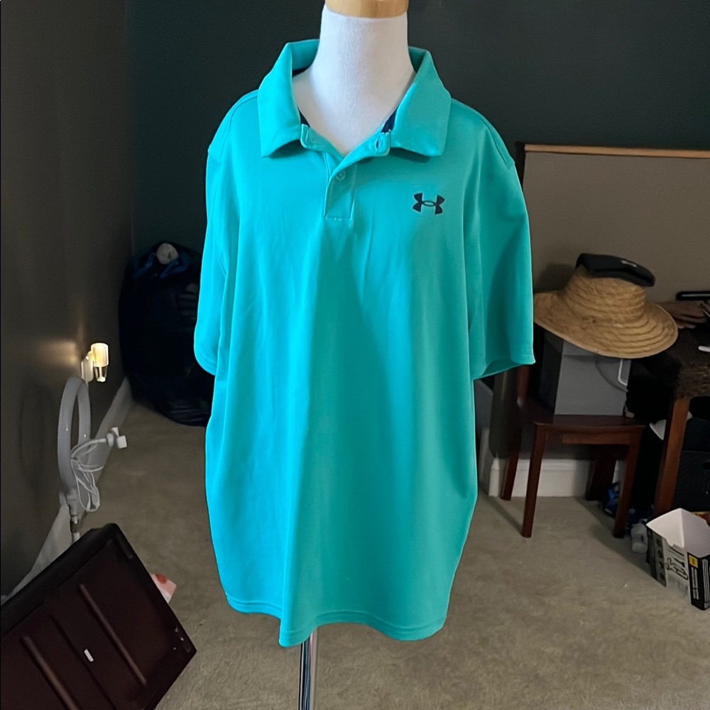 Under Armour Men's Blue Polo Shirt